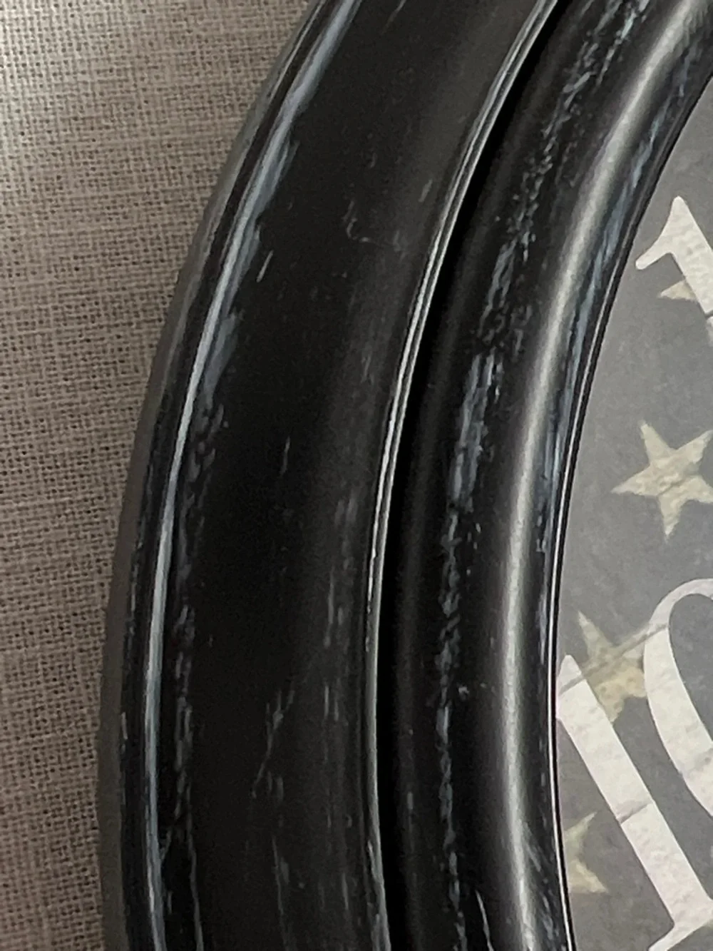 🌞 Patriotic Black Framed American Flag Wall Clock